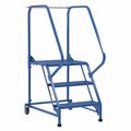Vestil 60 H Steel Maintenance Ladder, 3 Step, Perforated, 3 Steps LAD-MM-3-P